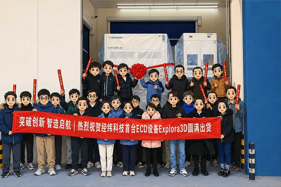 经纬天地首台ECD设备Explora3D圆满出货