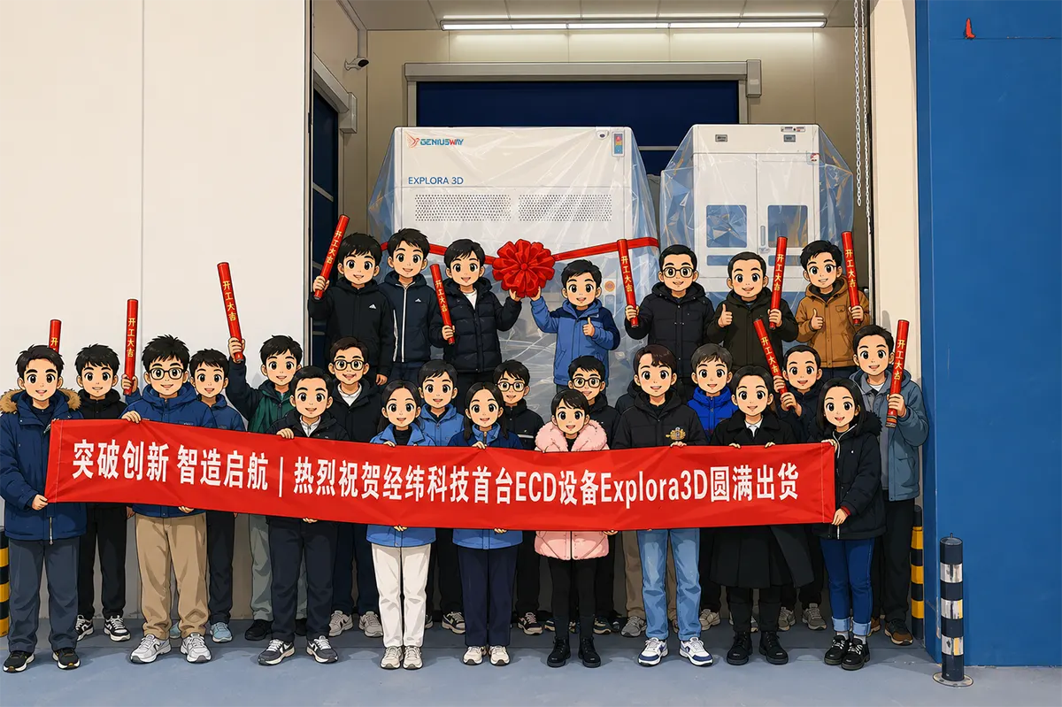 经纬天地首台8寸ECD设备Explora3D圆满出货
